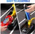 NIPLOOOW 2 6 3 4 5 6 7 8 Rocket Toy Car Launcher, Race Car and Foam Rockets, Outdoor Outside Backyard Toys for Boys