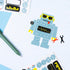 700+ 3+ 24 6 Make Your Own Robot Stickers for Kids - Sticker Sheets | Birthday Party Favors & Craft Activity