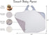 BabyToLove Extra Large Smart Baby Towel | Oversized Hooded Towel for Newborns & Toddlers | Soft & Thick Bath Wrap |