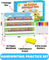 3-5, 3 4 5 Preschool Learning Activities Kindergarten Workbooks, Toddler Busy Book Handwriting Practice, Coloring
