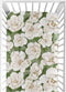Sweet Jojo Designs Sage Green Boho Flower Floral Girl Baby Fitted Crib