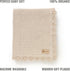 Neiwech 30x40 Inch Organic Cotton Baby Blanket Knit Soft Receiving Swaddling Crib Nursery Blankets for Newborns Infants