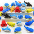 40 pcs Sea Animal Erasers for Kids, 3D Take Apart Pencil Erasers for Classroom Prizes and Party Favors