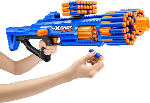X-Shot Insanity Bezerko by ZURU - 48 Darts with Air Pocket Technology, Outdoor Toy for Boys, Girls, Teens & Adults