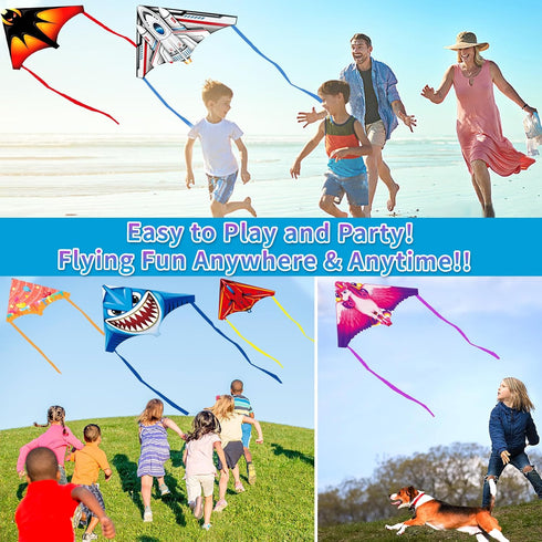 12 Pack 3-8+ Hymaz Mini Catapult Kites for Kids, Flying Glider Plane Toys for Years Boys Girls Gifts- Finger Launcher
