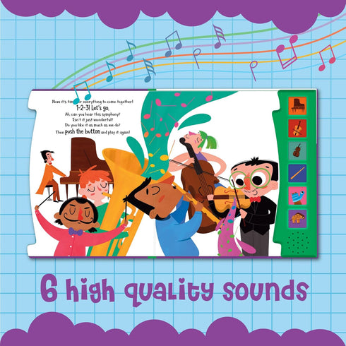 What A Noisy World! - Musical Journey Sound Book for Toddlers with 6 Different Sounds