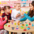 150Pcs Animal Erasers Desk Pets for Kids, Cute Puzzle Pencil Erasers for Classroom Rewards and Party Favors