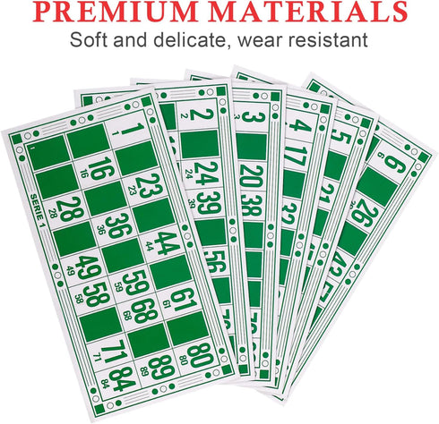 Russian Lotto Game - Bingo Cards Set with Wooden Barrels and Chips for Ages 15 and Up