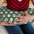Red and Green Christmas Baby Nursing Pillow Covers for Boy Girl Santa Bear Trees Candy Bows Stripes Nursery Pillowcase