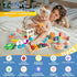 7in1 612Months 1+ 13 Montessori Baby Toys for & Years, Infant Sensory Teething & Stacking Blocks | Wooden Shape Sorter