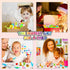 80Pcs Animal Erasers, Cute Desk Pets for Kids, Bulk Take Apart Erasers, Classroom Reward, Easter Egg Fillers, Party
