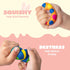 24 JOYIN PCS Easter Eggs Colorful and Squishy Toy, Slow Rising Stress Relief Fidget Toy Squeeze Easter Eggs, Basket