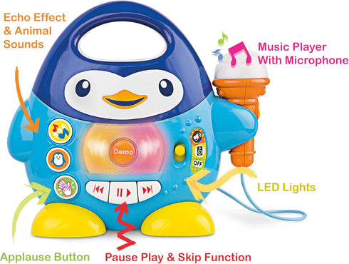 Toddler Karaoke Machine, Fun Musical Toys for Ages 1-5, Ideal for Aspiring Little Singers