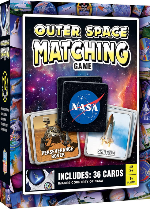 MasterPieces Kids Games - NASA Matching Game for Kids and Family, Laugh and Learn
