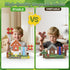 ANDENLEY 100PCS 3+ Magnetic Blocks - Magnet Tiles Stacking Construction Building Blocks Cubes, STEM Building Game