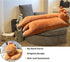 Hofun4U Capybara Plush Pillow, Long Body Stuffed Animal with Persimmon Plush, 47 inch