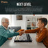 9.5 Inches Set 2 Chess Armory Magnetic Travel Chess - Folding Board with Storage Box & Extra Queen.