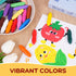 24 2-4, 1-3, 4-8, YPLUS Peanut Crayons for Kids, Colors Washable Toddler Crayon, Non-Toxic Baby Crayons for ages