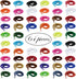 64 Pcs Worms on Invisible String, Carnival Party Favors for Kids Birthday Christmas, Random Colors