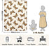 KICPOAY 30x40 Inch Swaddle Blanket for Brown Monarch Butterflies Baby Receiving Blanket Muslin Baby Swaddles Soft