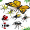 ECOHDT 7Pcs Lifelike 3D Puzzles for Kids,1:1 Replica Insect Building Toys for 5