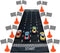 41PCS Mini Race Car Table Game Set, Mini Race Cars, Traffic Cones, Checkered Flags for Birthday Party Supplies