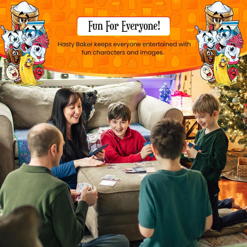 Hasty Baker Family Card Game - Race to Collect Ingredients and Complete Recipes, Ages 7+, 2-6 Players