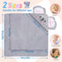 MYPHNEX Personalized Baby Towels with Hood, Bunny Bath Towels for Girls Boys, Super Soft Absorbent, Custom Toddler