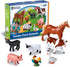 Learning Resources Jumbo Farm Animals Toy Set for Toddlers, 7 Pieces, Ages 18 Mos+