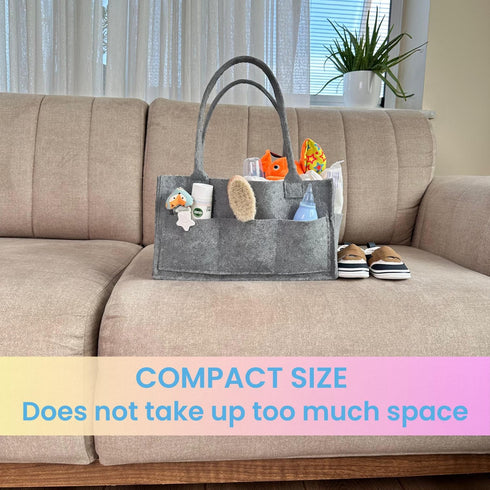 SAVUK Baby Diaper Caddy Organizer Portable Newborn Shower Basket Gifts Storage Changing Wipes Bag Car Nursery Infant