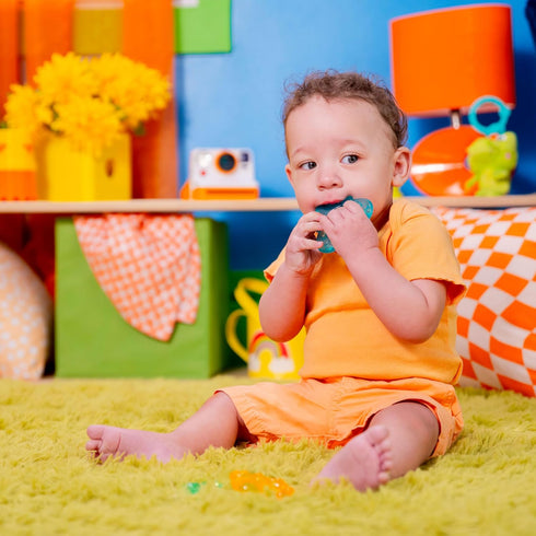 3 Bright Starts Chill & Teethe Water-Filled BPA-Free Baby Teething Toy, Ages Months+