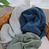 5 Pack Muslin Receiving Blankets, Neutral Blanket Swaddling for Newborn Boys and Girls, Breathable and Skin-Friendly