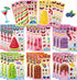 OTAITY 24 Sheets Make Your Own Ice Cream Stickers for Kids Toddlers, Make