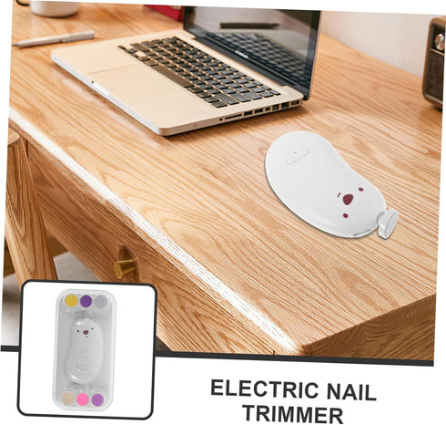 Trimmer WOONEKY Electric Nail Baby Multi-Function Nail Kit with Led for Infants Toddlers Boys and Girls