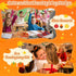 JUNEBRUSHS Fall Mini Erasers, 150Pcs Cute Thanksgiving Pencil Erasers for Kids, Bulk Maple Leaf Novelty Stationery