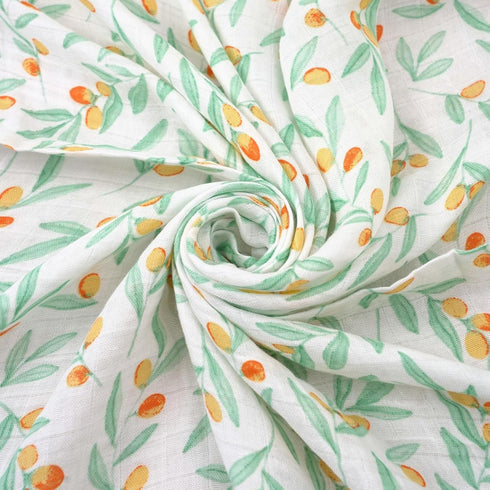 CoolaPeach Newborns,2 Pack 43X47 Inches Muslin Swaddle Blankets for Baby Boys Girls Receiving Blankets Large Muslin