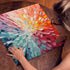 Impossible Puzzles for Adults, 1000 Piece Colorful Hard Puzzles, Gradient Rainbow Art Painting