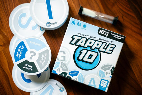 USAopoly Tapple 10 | Featuring 10 Different Games in 1 | Fast-Paced Fun Family Card Game in Portable Packaging | 1 or More Players, Ages 8+