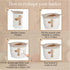 15x11 Giraffe Storage Basket for Nursery Large Cotton Rope Bin with Soft Felt Animal Patch Toy Organizer, Baby Laundry