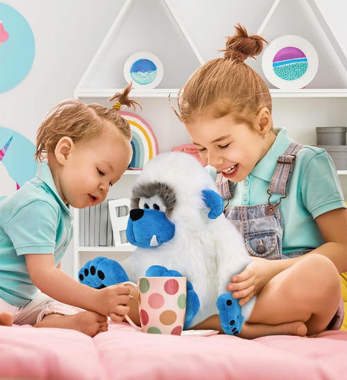 DolliBu Yeti Super Soft Stuffed Animal - Cute Realistic Ape-Like Plush Toy for Kids and Nursery Decor