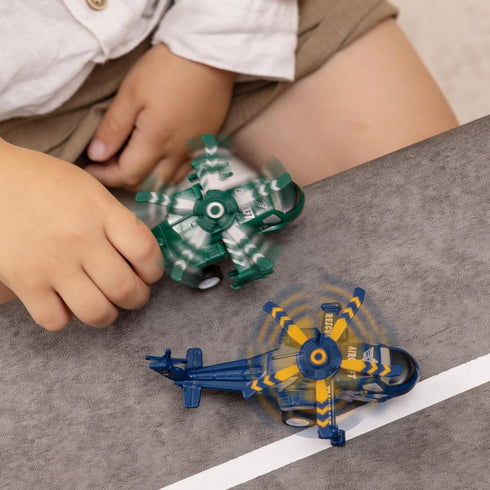 16 Playset, 3+ JOYIN Pcs Pull Back Airplane Toys, Boys Plane Aircraft Incl Helicopter, Fighter, Bomber, Gifts