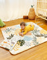 50x50 Tummy Baby Play Mat for Floor, Portable Thickened Foam Playpen Mat, Foldable for Easy to Store, Baby Time