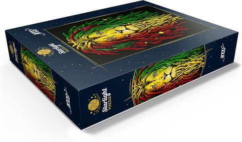 MyPuzzle Rasta Lion - Premium 1000 Piece Jigsaw Puzzle, Made in USA