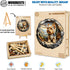 (300 13.4"x13.4") WOODBESTS Wooden Puzzles for Adults Piece, L, Yorkshire Wood Puzzles Adult, Wooden Jigsaw Puzzles