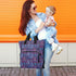 SUABO Backpack Tree Grid Pattern Baby Diaper Bag Large Bag Waterproof Travel Diaper Bags for Moms and Dads