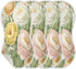 YETTASBIN Peony Flower Muslin Baby Burp Cloth, Super Soft Absorbent Cotton Burp Rag Baby Bibs Feeding Cloth for Newborn