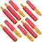 5Pairs ShareGoo No Cable Bullet Connector, 4mm to 3.5mm Banana Gold Plug Adapter for RC Car Boat FPV ESC Motor