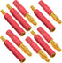 5Pairs ShareGoo No Cable Bullet Connector, 4mm to 3.5mm Banana Gold Plug Adapter for RC Car Boat FPV ESC Motor
