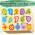 QUOKKA Wooden Puzzles for Toddlers 3-5, Alphabet Toddler Puzzles, Educational Toys for Boys and Girls