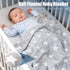 9pcs Golray Baby Shower Gifts for Boys Newborn Kit, Blanket/Elephant Soothe/Fabric Book/Bodysuit/Bib/Sock/Hat/Greeting
